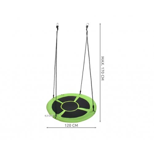 Apaļas dārza šūpoles 120cm (00023515)