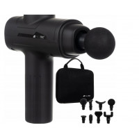 Ķermeņa un muskuļu masāžas pistole ar 8 stiprinājumiem, kas nodrošina līdz pat 4 stundu darbību (00023642)