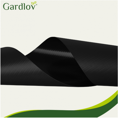 Žoga lentes pārsegs 19x35cm, 450 g/m² žoga paneļiem un žoga klipšiem, melnā no GARDLOF (00023698)