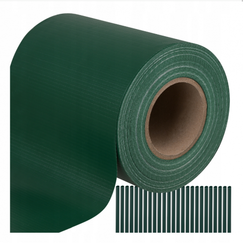 Žoga lentes pārsegs 19x35cm, 450 g/m² žoga paneļiem un žoga klipšiem, zaļā (00023699)