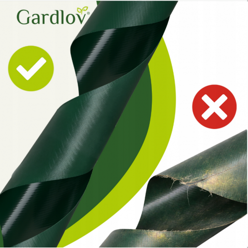 Žoga lentes pārsegs 19x35cm, 450 g/m² žoga paneļiem un žoga klipšiem, zaļā (00023699)