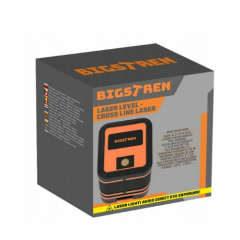 Lāzera līmeņrādis Krustveida lāzers Zaļš Pašlīmeņojošs Bigstreena (00024293)