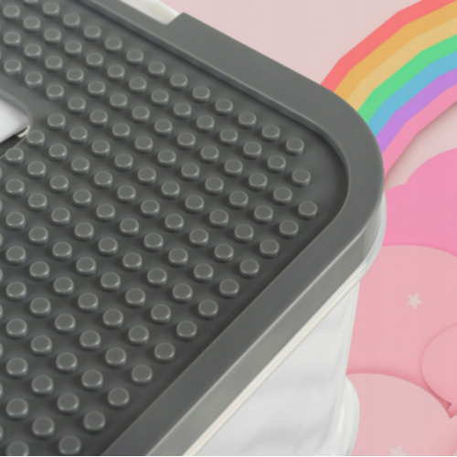 Bērnu rotaļlietu kaste, 15 l, divstāvu,  ar nodalījumiem (00025756)