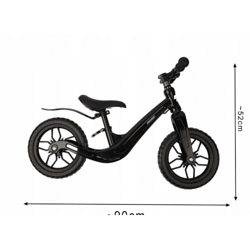 Divriteņu līdzsvara velosipēds, 12" riteņi Kruzzel (00025767)