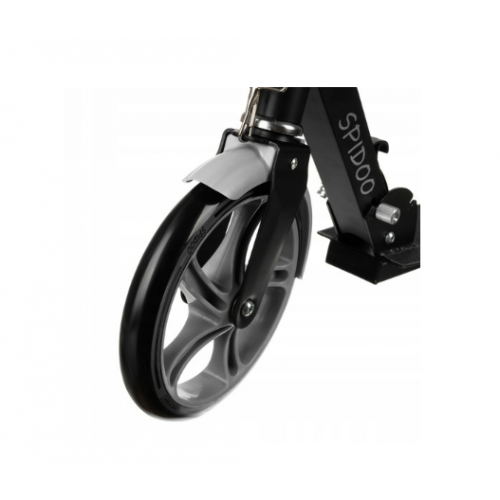 Bērnu skrejritenis melns un pelēks ar 200mm riteņiem no KRUZZEL (00026141)