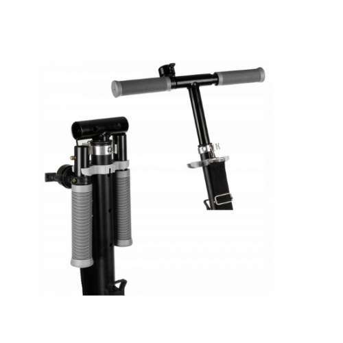 Bērnu skrejritenis melns un pelēks ar 200mm riteņiem no KRUZZEL (00026141)