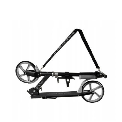 Bērnu skrejritenis melns un pelēks ar 200mm riteņiem no KRUZZEL (00026141)