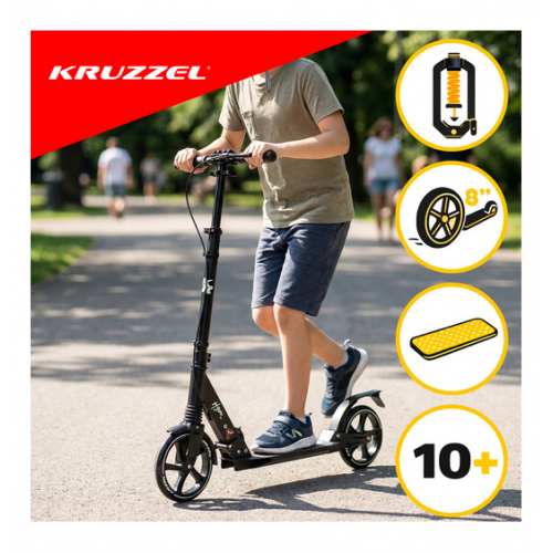 Salokāms skrejritenis bērniem, Pilsētas, Liels, 200 mm riteņi no Kruzzel (00026142)