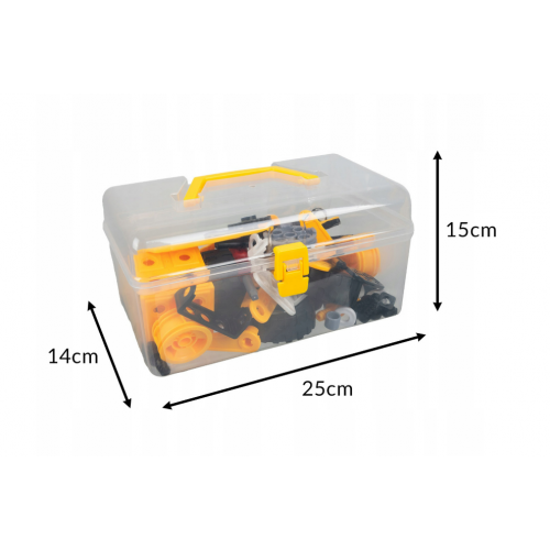 Radošais bērnu konstruktora komplekts 3D, 100 gab no ISO TRADE (00026329)