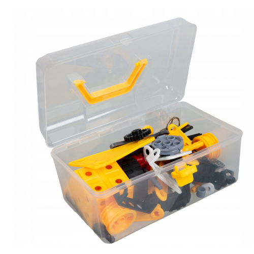 Radošais bērnu konstruktora komplekts 3D, 100 gab no ISO TRADE (00026329)