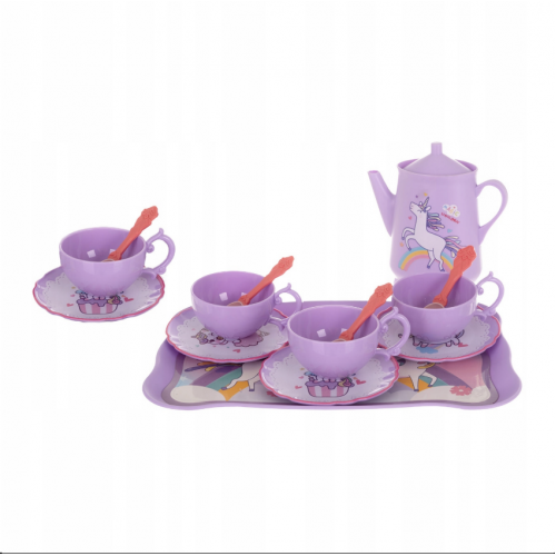 Bērnu tējas servīze, kafijas servīze, kafijas krūzes + čemodāna dāvana (00026368)