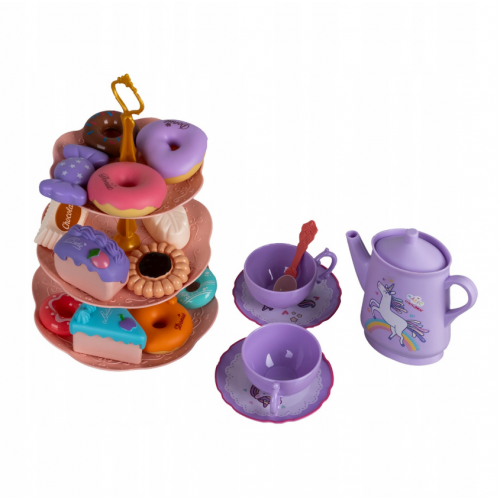 Bērnu tējas servīze, kafijas servīze, kafijas krūzes + čemodāna dāvana (00026368)