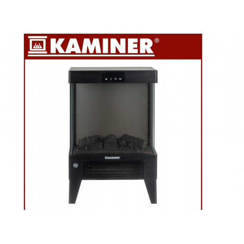 Grīdas elektriskais sildītājs ar kamīna efektu, 2000W (00026400)