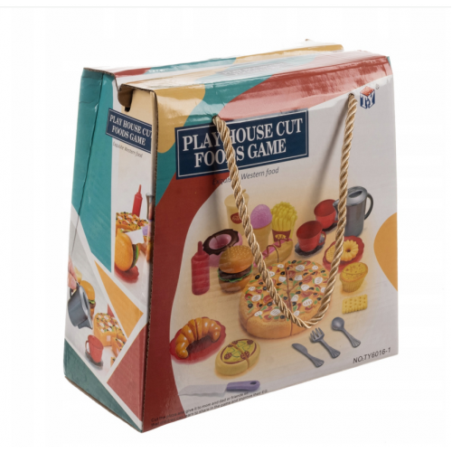 Rāceņu griešanas komplekts hotdogs, frī kartupeļi, burgers Iso Trade (00026691)