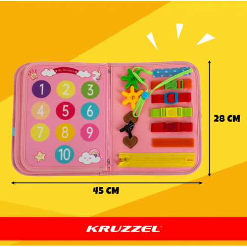Izglītojošā sensoriskā grāmata no 3 gādi Kruzzel (00026880)