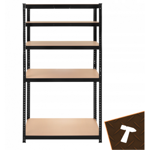 Metāla noliktavas plaukti, garāžai, pagrabam, 180x90x40 no ISO  TRADE (00027340)