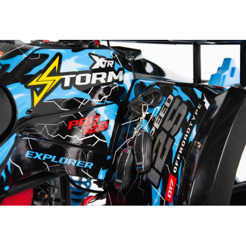 Benzīna kvadracikls 125cm3, 1+1, 8" no XTR 017/8 STORM PRO