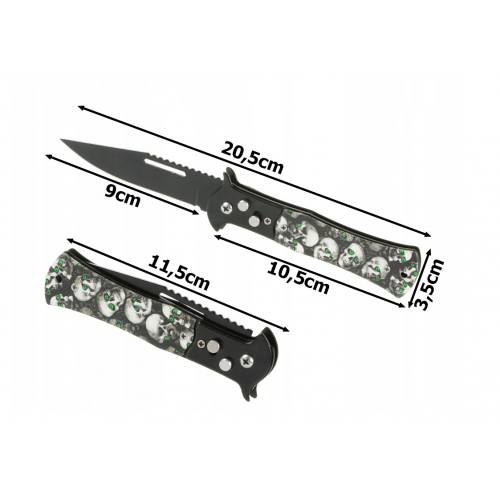 Saliekamais tērauda nazis 20.5cm (01890)