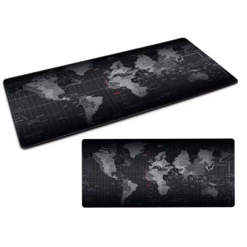 Spēļu peles paliktnis ar pasaules karti 80x30 cm (OH 02577)