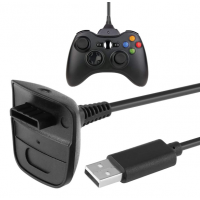 Kabelis kontrolierim Xbox 360 Play & Charge 2in1 (06259) 