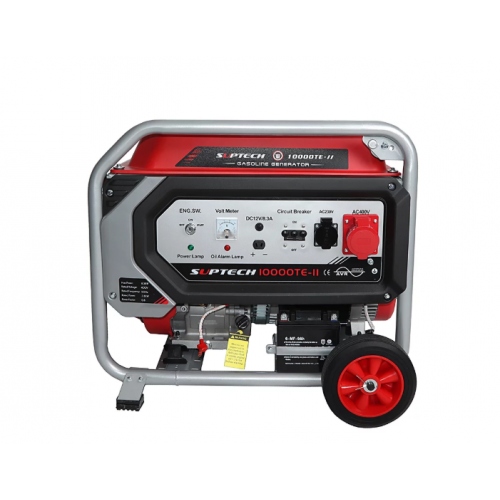 Трехфазный бензиновый генератор 8.3 кВт, 16 л.с., 400В / 230В от SUPTECH 10000TE-II 