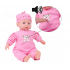 Pidžamā tērpta interaktīva lelle 34 cm (101297)