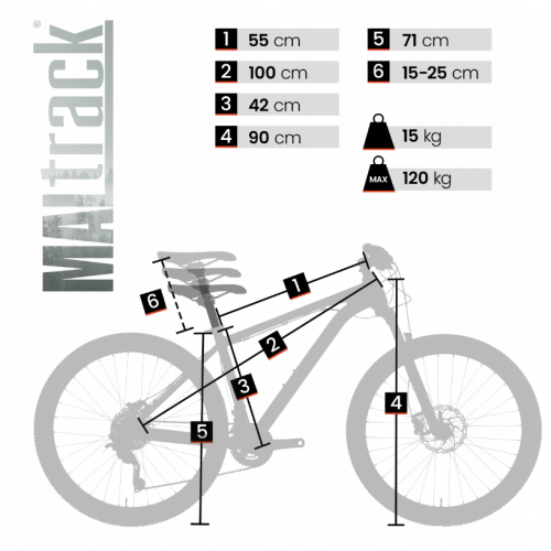 Velosipēdu riteņi 26" MTB MalTrack Sport 103876