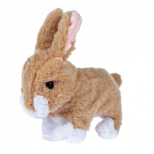 Interaktīva rotaļlieta - zaķa plīša berniēm (107254)