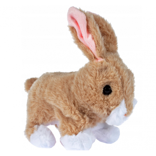 Interaktīva rotaļlieta - zaķa plīša berniēm (107254)