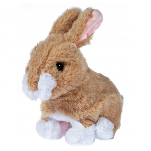 Interaktīva rotaļlieta - zaķa plīša berniēm (107254)