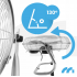 Grīdas ventilators 45 cm 80 W no MalTec (107653)
