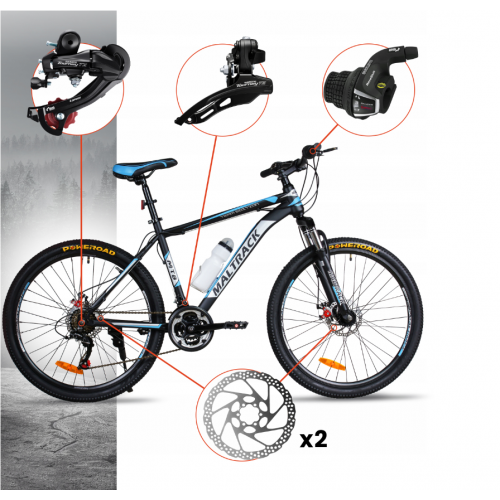 Kalnu velosipēds 26" MTB MalTrack (107776)