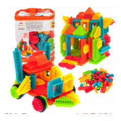 Bērnu konstrukcijas klucīši Vafeles 90 gab. Malplay (107902)