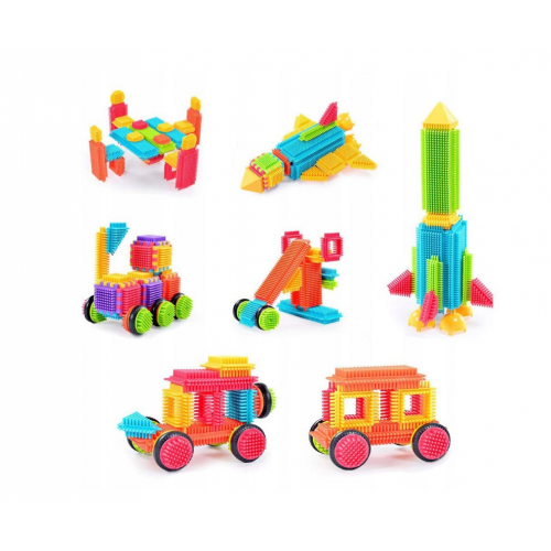 Bērnu konstrukcijas klucīši Vafeles 90 gab. Malplay (107902)