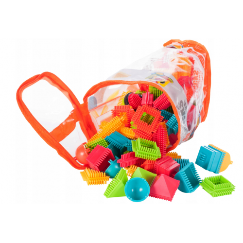 Bērnu konstrukcijas klucīši Vafeles 90 gab. Malplay (107902)