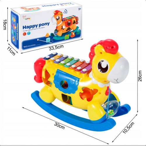 Interaktīva bērnu rotaļlieta - zirgs Malplay (108270)