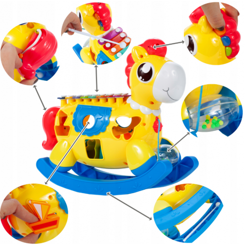 Interaktīva bērnu rotaļlieta - zirgs Malplay (108270)