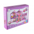 Lelļu māja, poniju villa, ar mebeļu, rozā (108467)