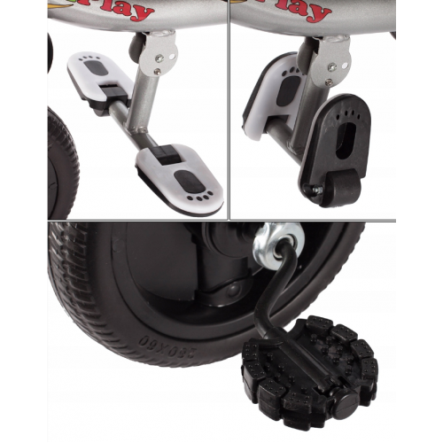Bērnu trīsritenis - ratiņi - velosipeds 360° no MalPlay (109347)