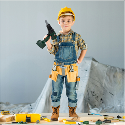 Bērnu rotaļlietu urbis ar akumulatoru darbināms skrūvgriežu komplekts Malplay (109683)