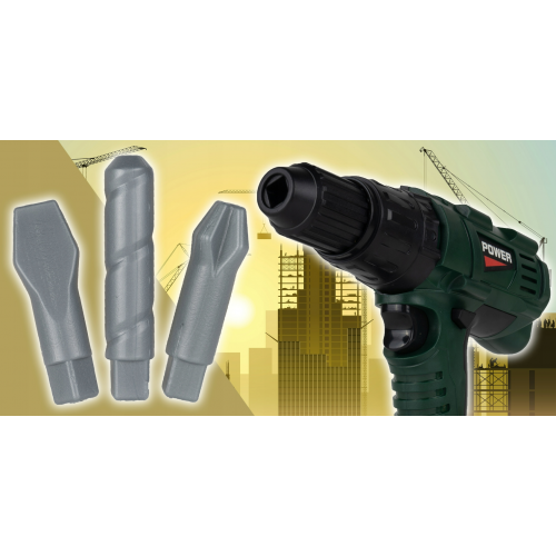 Bērnu rotaļlietu urbis ar akumulatoru darbināms skrūvgriežu komplekts Malplay (109683)