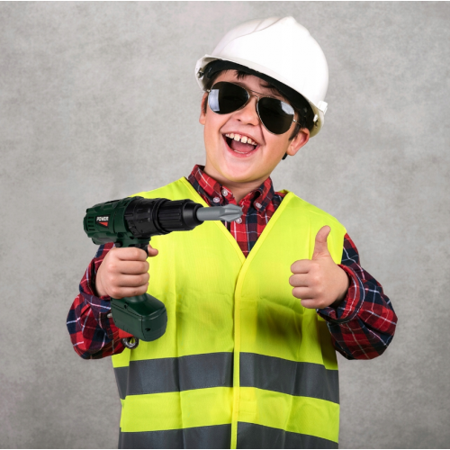 Bērnu rotaļlietu urbis ar akumulatoru darbināms skrūvgriežu komplekts Malplay (109683)