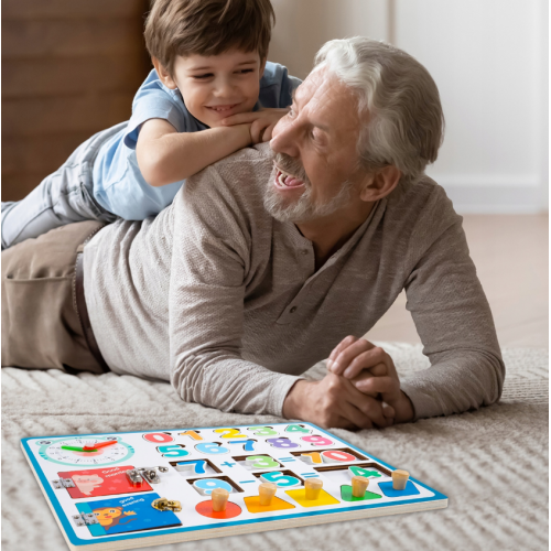  Koka manipulācijas tāfelis skaitļi formas mācīšanās skatīt laika Malplay (109835)