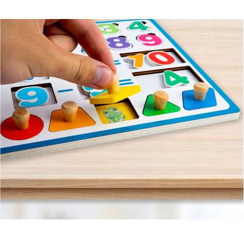  Koka manipulācijas tāfelis skaitļi formas mācīšanās skatīt laika Malplay (109835)