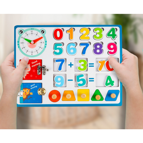  Koka manipulācijas tāfelis skaitļi formas mācīšanās skatīt laika Malplay (109835)