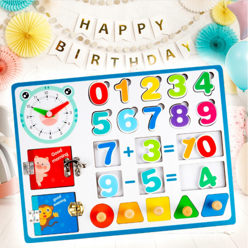  Koka manipulācijas tāfelis skaitļi formas mācīšanās skatīt laika Malplay (109835)