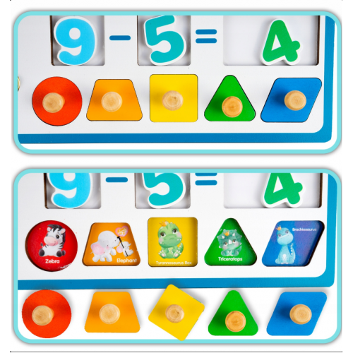  Koka manipulācijas tāfelis skaitļi formas mācīšanās skatīt laika Malplay (109835)