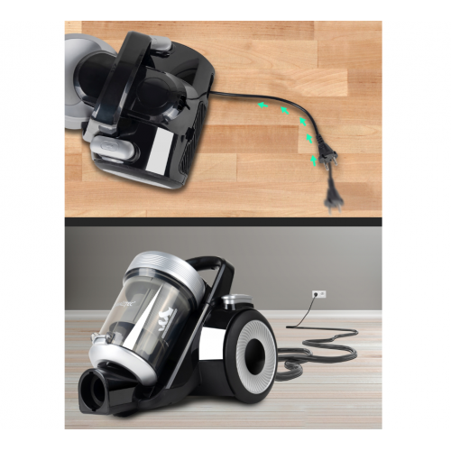 Putekļu sūcējs TURBO CYCLONE PRO-4000W 12 vienā + turbo birste no MalTec (109957 + 109960)