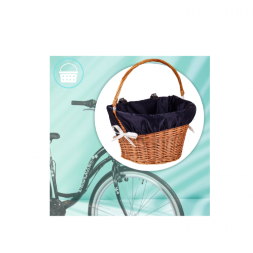 Pilsētas velosipēds MalTrack Citybike Dreamer 6 ātrumu melns 28" + grozs (110537)