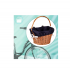 Pilsētas velosipēds MalTrack Citybike Dreamer 6 ātrumu melns 28" + grozs (110537)